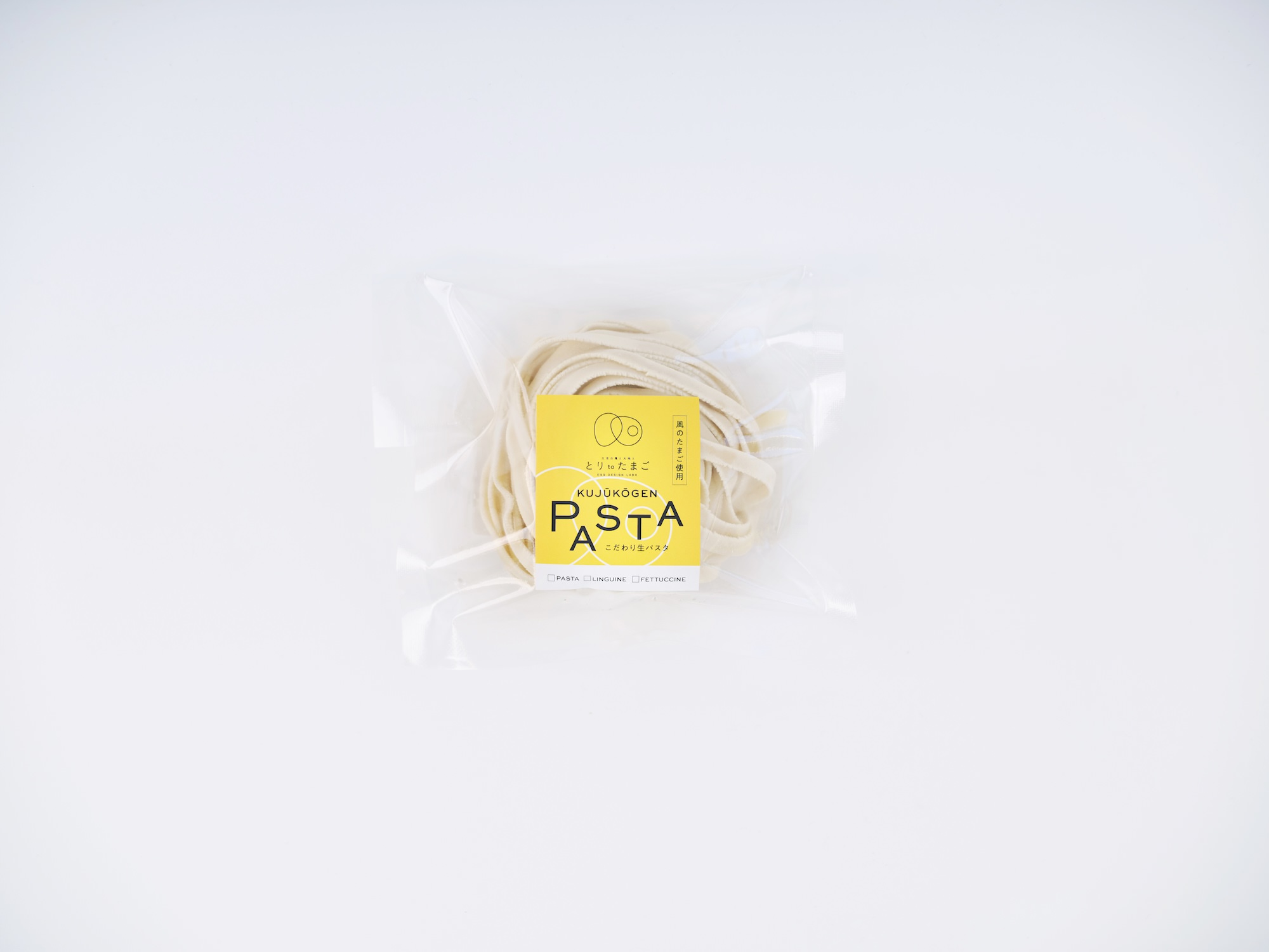 風のたまご生パスタ　フェットチーネ