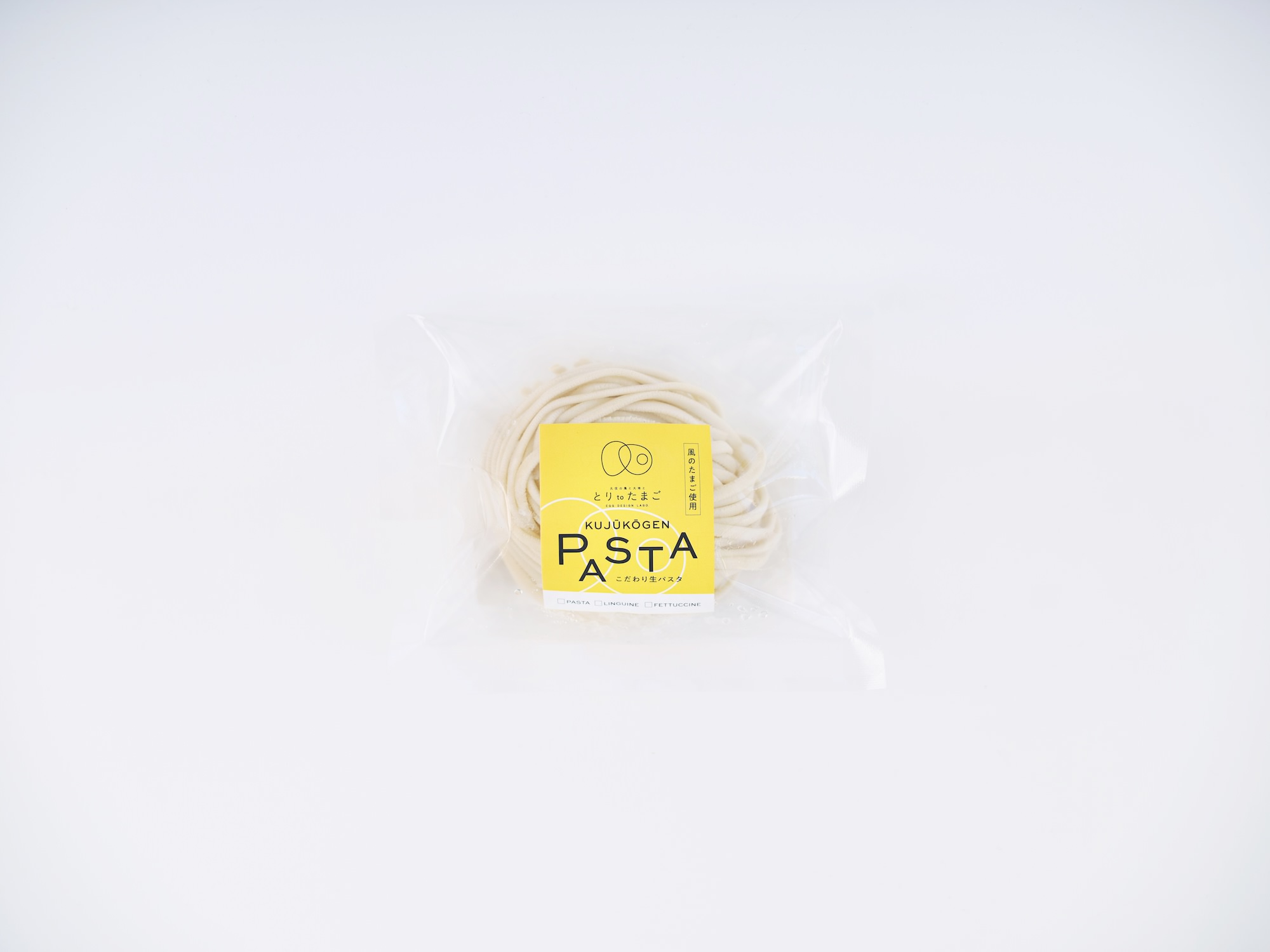 風のたまご生パスタ　リングイネ